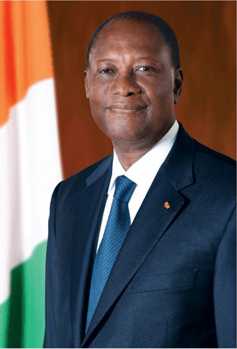 Le chef de l'Etat ivoirien, le Président Alassane Ouattara
