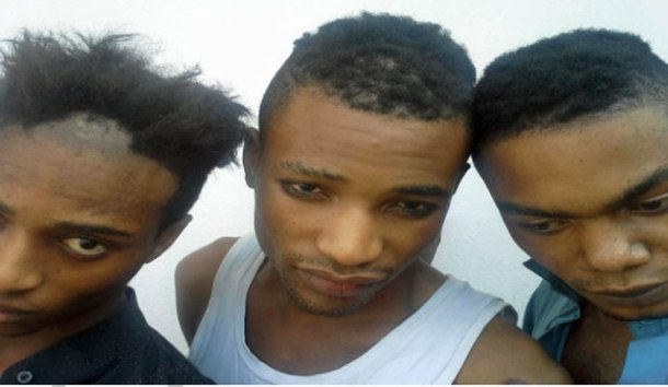 Stéphane, Yakoubou et Emilien (Photo de CAMFAIDS)