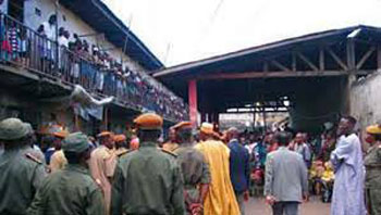 La prison centrale de Yaoundé.