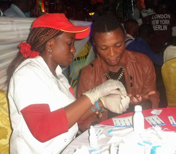 Le dépistage du VIH à Bukavu.